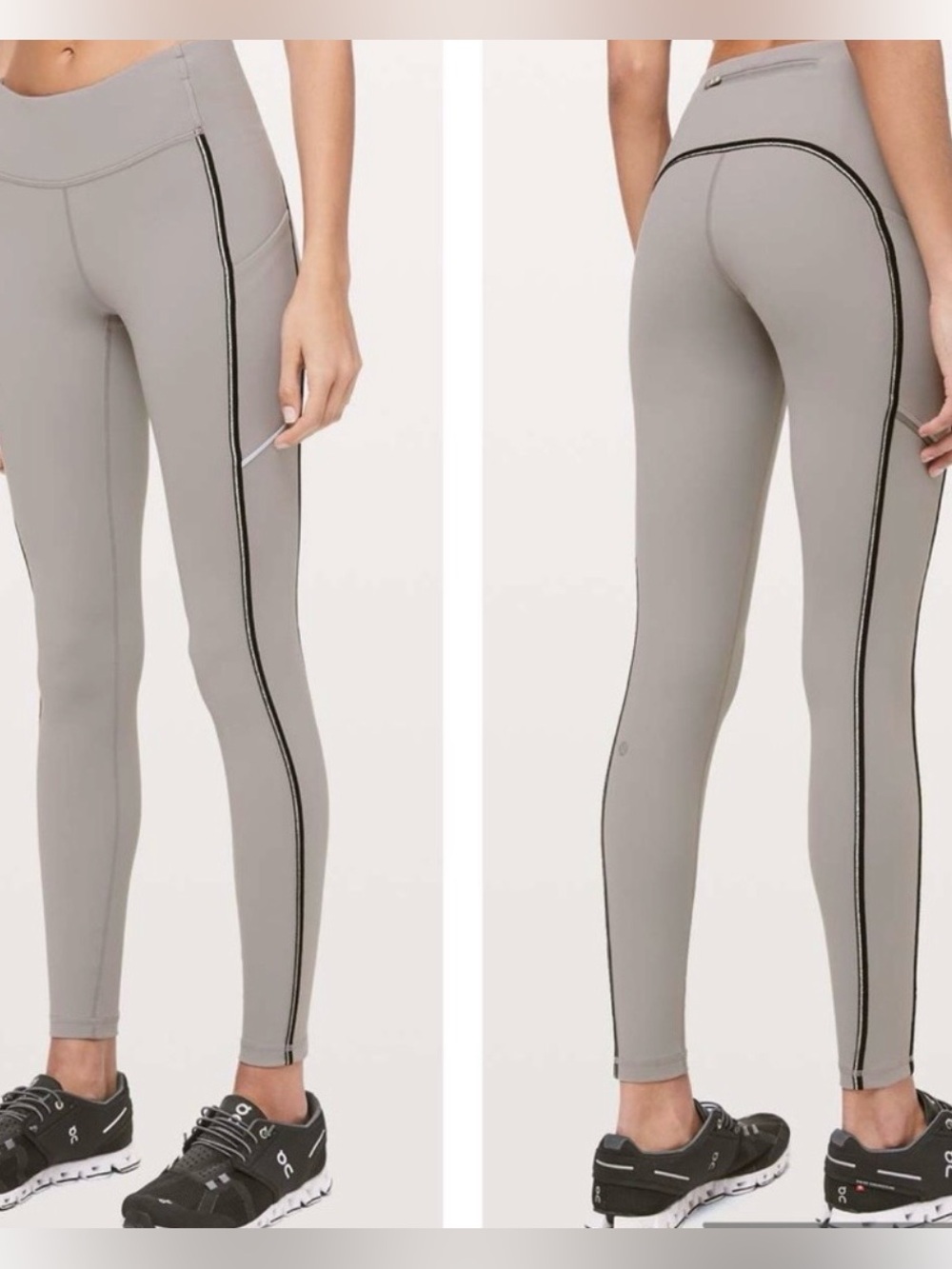 Lululemon Speed Up Tight * Metallic 28" Dark Chrome Size 4